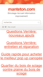 Mobile Screenshot of manteton.com